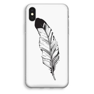Pluim: iPhone X Transparant Hoesje