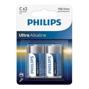 Phillips batterijen LR14 - Alkaline - 1,5 volt - set van 2x stuks