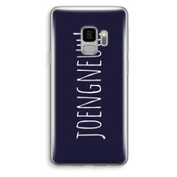 Joengneuh!: Samsung Galaxy S9 Transparant Hoesje