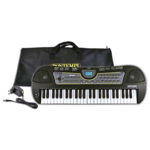 Bontempi digitaal keyboard met adaptor tas met 49 midi toetsen