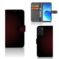 OPPO Reno6 5G | Telefoon Hoesje | Geruit Rood | Portemonnee hoesje