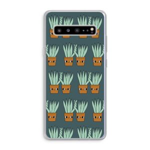 Sansevieria: Samsung Galaxy S10 5G Transparant Hoesje