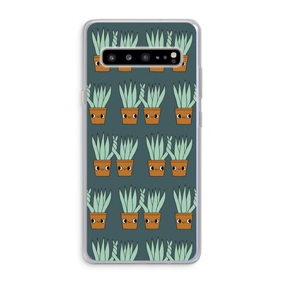 Sansevieria: Samsung Galaxy S10 5G Transparant Hoesje
