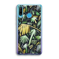 Tropical Palms Dark: Huawei P30 Lite Transparant Hoesje