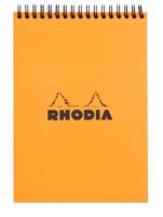 Spiraalblok rhodia a5 lijn 160pag 80gr or | 5 stuks