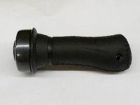 Gazelle Handvat links 100 mm met draaibel - zwart aero leder