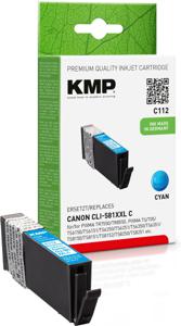 KMP 1578,0203 inktcartridge 1 stuk(s) Compatibel Extra (Super) hoog rendement Cyaan