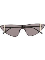 Saint Laurent Eyewear lunettes de soleil à monture oversize - Noir