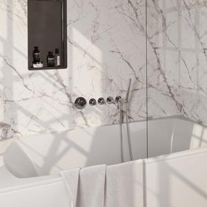 Inbouwthermostaat set Brauer Chrome Edition Met Rozetten Incl Baduitloop Chroom (Keuze Handdouche)