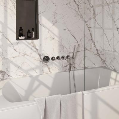 Inbouwthermostaat set Brauer Chrome Edition Met Rozetten Incl Baduitloop Chroom (Keuze Handdouche)