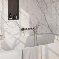 Inbouwthermostaat set Brauer Chrome Edition Met Rozetten Incl Baduitloop Chroom (Keuze Handdouche)