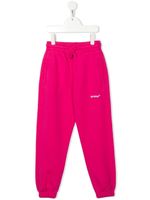 Off-White Kids pantalon de jogging à logo imprimé - Rose - thumbnail