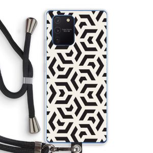 Crazy pattern: Samsung Galaxy Note 10 Lite Transparant Hoesje met koord