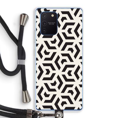 Crazy pattern: Samsung Galaxy Note 10 Lite Transparant Hoesje met koord