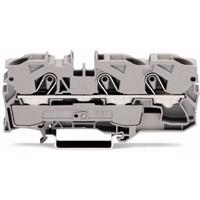 WAGO 2010-1306 Doorgangsklem 3-etages 10 mm Push-In-klem Geel 25 stuk(s)
