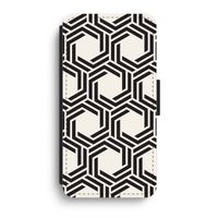 Geometrisch patroon: iPhone XR Flip Hoesje