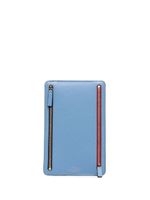 Smythson porte-monnaie Panama en cuir - Bleu