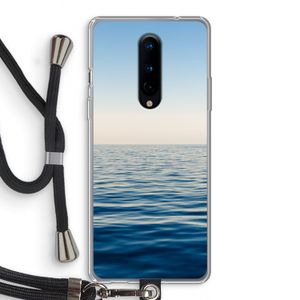 Water horizon: OnePlus 8 Transparant Hoesje met koord