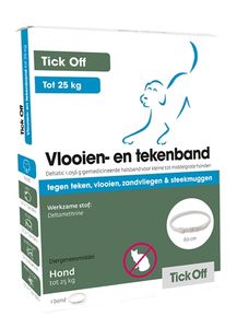 Emax tick off tekenband kleine tot middelgrote hond