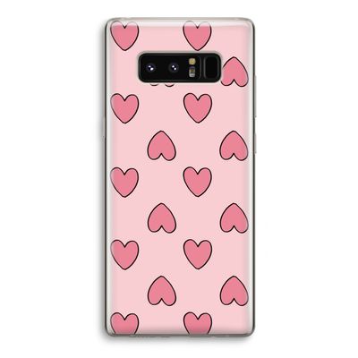 Ondersteboven verliefd: Samsung Galaxy Note 8 Transparant Hoesje