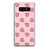 Ondersteboven verliefd: Samsung Galaxy Note 8 Transparant Hoesje