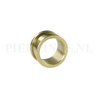 Tunnel goud kleur smal 16 mm 16 mm