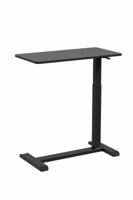 Verrijdbare tafel met zwenkwielen, zwart