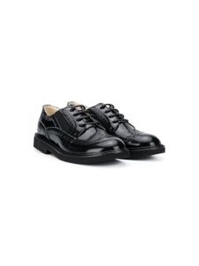 Andrea Montelpare richelieus en cuir verni - Noir