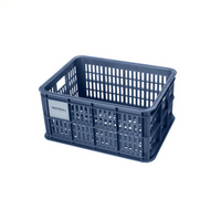 Basil fietskrat s - klein - 17.5 liter - blauw