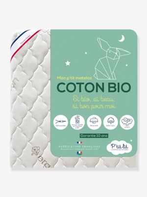 Babymatras met afneembare hoes biokatoen* wit