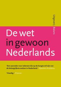 De wet in gewoon Nederlands - Douwe Brongers - ebook