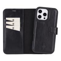 NorthLife iPhone 16 Pro Max - Leren Afneembare 2-in-1 bookcase telefoonhoes - Zwart
