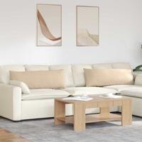 VidaXL Sofa kussens 2 stuks crème 120 x 40 cm stof