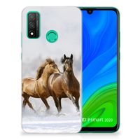 Huawei P Smart 2020 TPU Hoesje Paarden - thumbnail