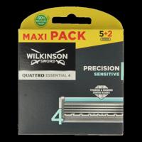 Wilkinson Quattro titanium sensitive mesjes 5+2 7 Stuks