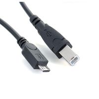 Micro USB Male to USB Type-B Male Cable,100CM, Black