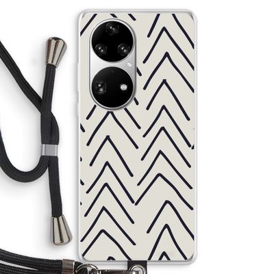 Marrakech Arrows: Huawei P50 Pro Transparant Hoesje met koord
