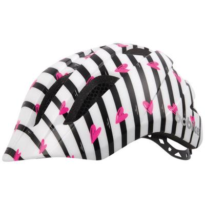 Bobike Kinderhelm plus pinky zebra s (52-56cm) wit