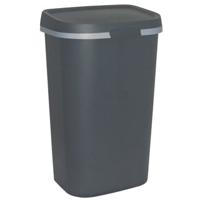 Curver mistral afvalbak flat 50l antraciet