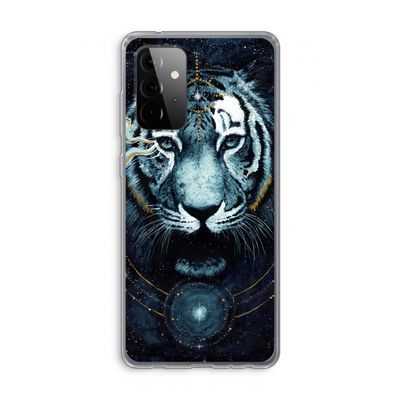 Darkness Tiger: Samsung Galaxy A72 Transparant Hoesje
