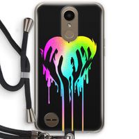 Hold My Heart: LG K10 (2017) Transparant Hoesje met koord