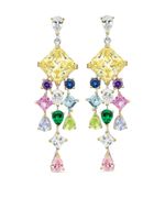 Anabela Chan boucles d'oreilles Rainbow en or vermeil 18ct - Jaune