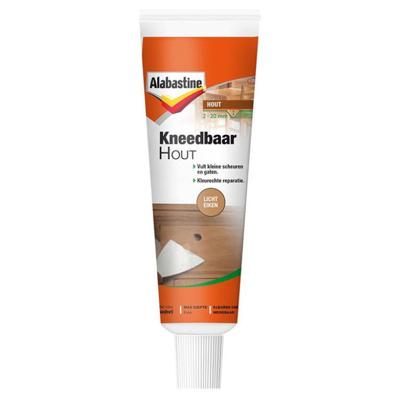 Kneedbaar hout licht eik 75 gram - Alabastine