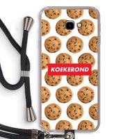 Koekerond: Samsung Galaxy J4 Plus Transparant Hoesje met koord