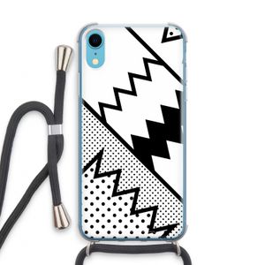 Pop Art #5: iPhone XR Transparant Hoesje met koord