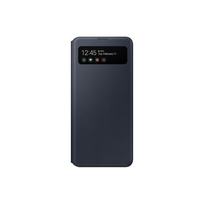 Samsung Galaxy A41 S View Wallet Cover Telefoonhoesje Zwart