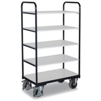 VARIOfit SW-600.259 Etagewagen ESD Staal Poedercoating Laadvermogen (max.): 250 kg Grafietgrijs (RAL 7024) - thumbnail