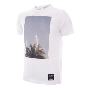 COPA Football x Glory - Floodlight & Palm Trees T-Shirt - Wit