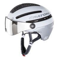 Cratoni Helm commuter white matt m-l