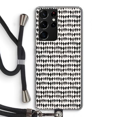 Crazy shapes: Samsung Galaxy S21 Ultra Transparant Hoesje met koord
